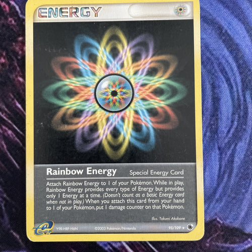 Pokemon Rainbow Energy 95/109 Ruby Sapphire Rare Excellent