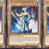 LED6-EN018 Yugioh 3x Neo-Spacian Aqua Dolphin |Common Near mint Mixed Ed