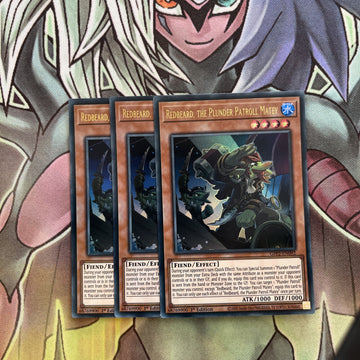 GFP2-EN092 x3 Redbeard, the Plunder Patroll Matey Ultra Excellent Cond Yugioh