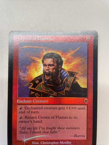 Crown Of Flames - Invasion FOIL Excellent Magic MTG (back)