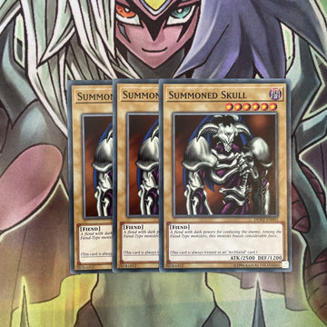 DEM2-EN002 x3 Summoned Skull Common Excellent Condition Yugioh