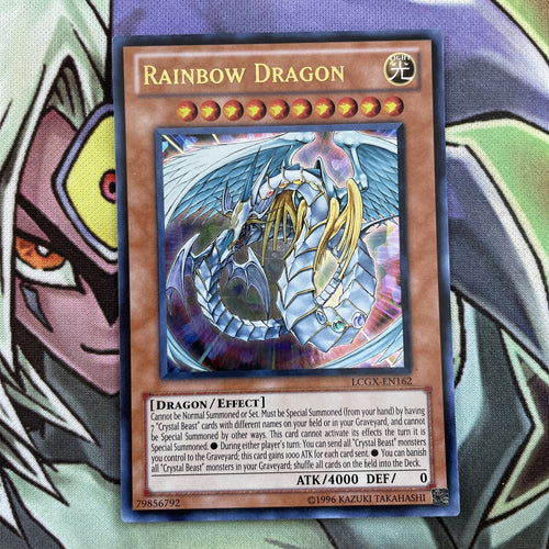 LCGX-EN162 Rainbow Dragon Ultra Rare Unl Edition Yugioh Card NM