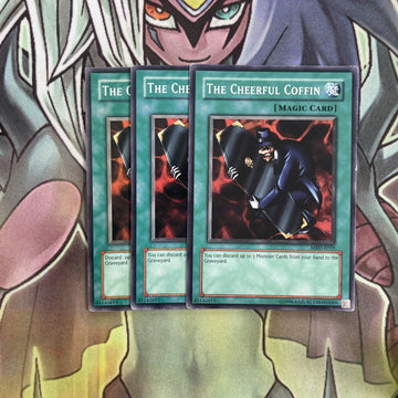 MRD-E059 x3 The Cheerful Coffin Common Excellent Conditon Yugioh