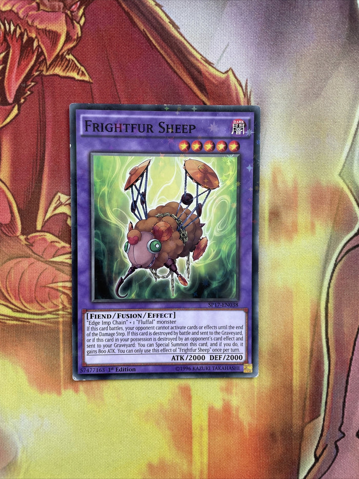 SP17-EN038 Frightfur Sheep 1st Edition Starfoil Rare played Yugioh