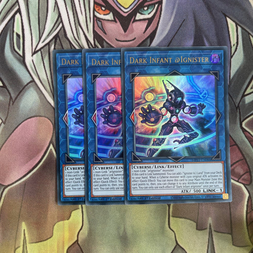 MP22-EN086 x3 Dark Infant @ignister Ultra Rare Excellent Conditon Yugioh