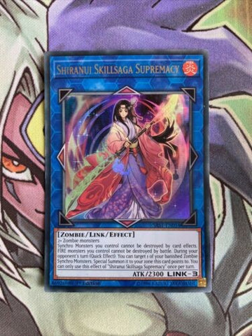 SAST-EN054 Shiranui Skillsaga Supremacy Ultra Rare Mixed Edition NM Yugioh Card