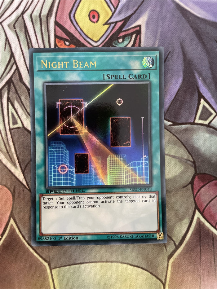 SBSC-EN043 Night Beam Ultra Rare 1st Edition NM Yugioh