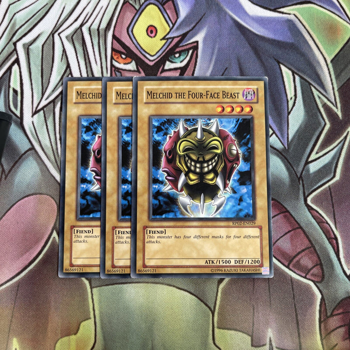 RP02-EN029 x3 Melchid the Four-Face Beast Common Excellent Conditon Yugioh