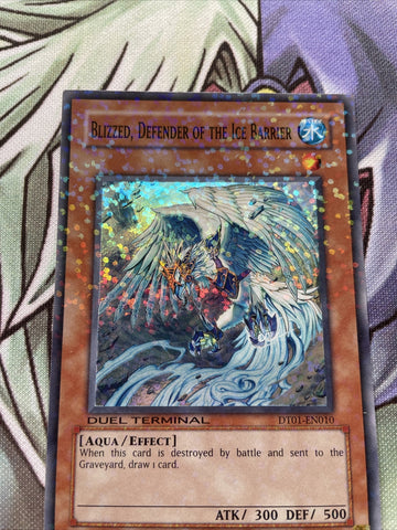 DT01-EN010 Blizzed, Defender Of The Ice Barrier- NM Yugioh (back)