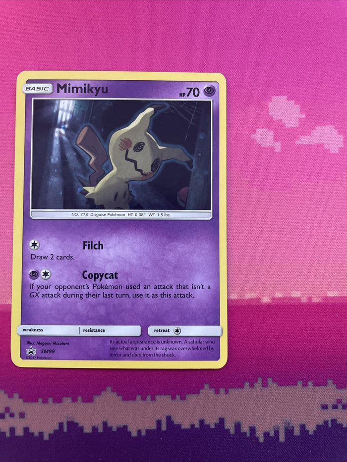 Mimikyu SM99 - Black Star Promo - Pokemon Card - NM