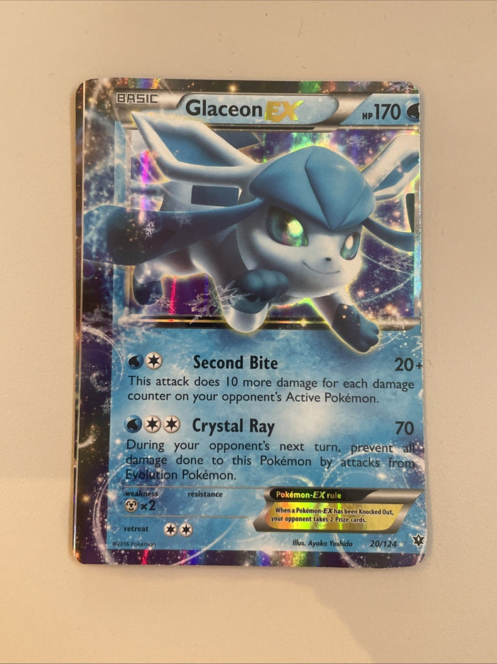 MISCUT Glaceon Fates Collide 20/124 MASSIVE Off Center Alignment Dot 1 Of 1