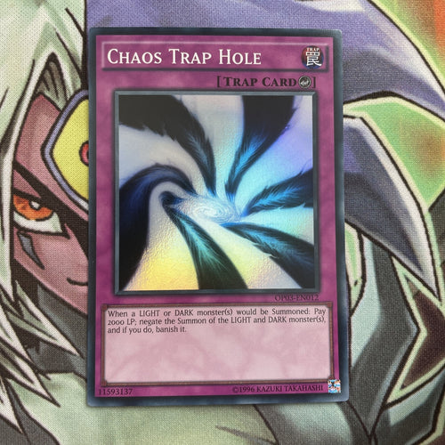 OP03-EN012 Chaos Trap Hole Super Rare UNL Edition NM Yugioh Card