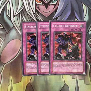 DR1-EN208 x3 Staunch Defender Common Excellent Condition Yugioh