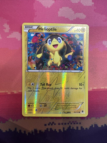 Pokemon Card Helioptile Phantom Forces Reverse Holo 28/119 Near Mint