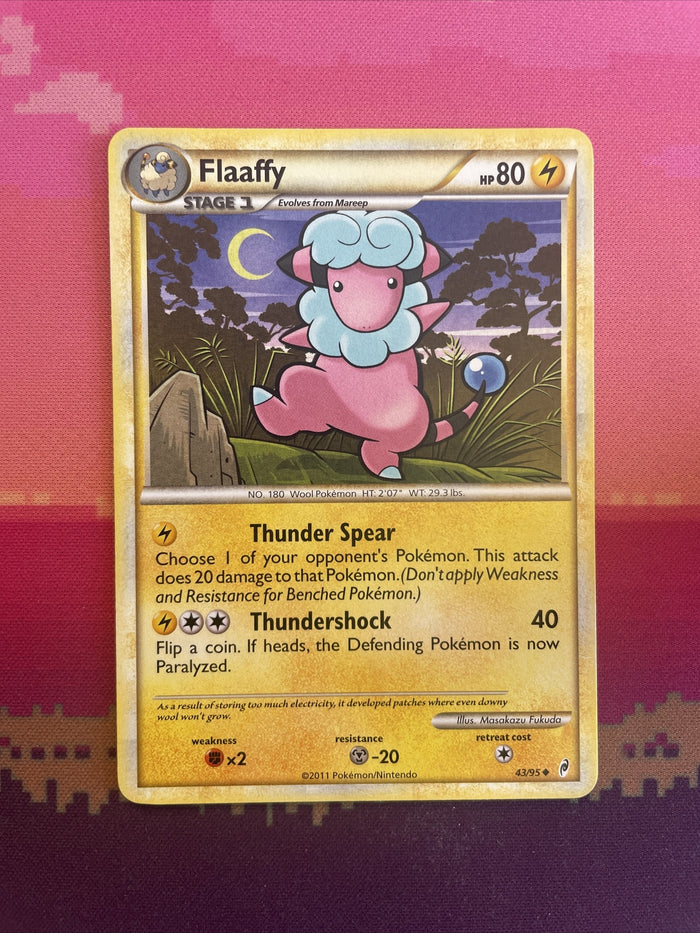 Pokemon Card Flaaffy Call Of Legends Uncommon 43/95 Near Mint