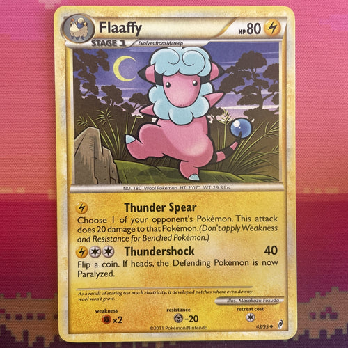 Pokemon Card Flaaffy Call Of Legends Uncommon 43/95 Near Mint