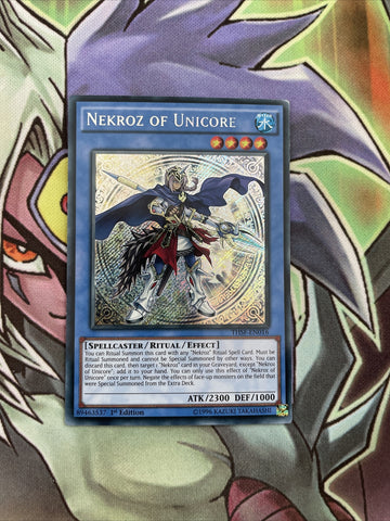 THSF-EN016 Nekroz Of Unicore Secret Rare 1st Edition NM Yugioh Card