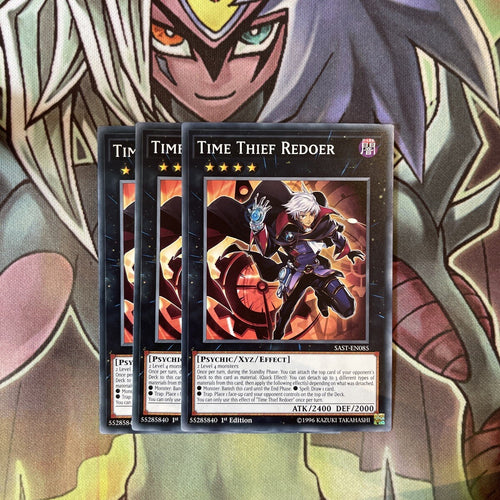 SAST-EN085 x3 Time Thief Redoer Common Excellent Condition Yugioh