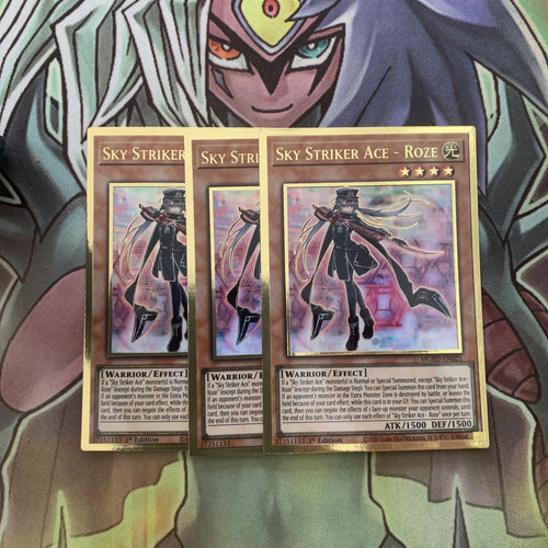 MGED-EN021 x3 Sky Striker Ace - Roze Gold Rare Excellent Condition Yugioh