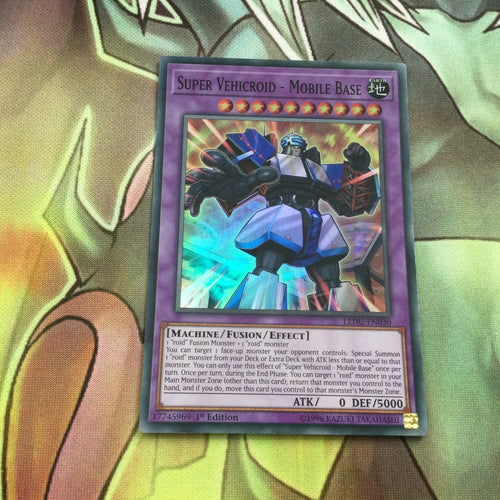 LEDU-EN030 Super Vehicroid - Mobile Base - 1st Edition - Super - Yugioh