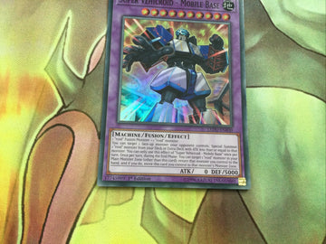 LEDU-EN030 Super Vehicroid - Mobile Base - 1st Edition - Super - Yugioh (back)