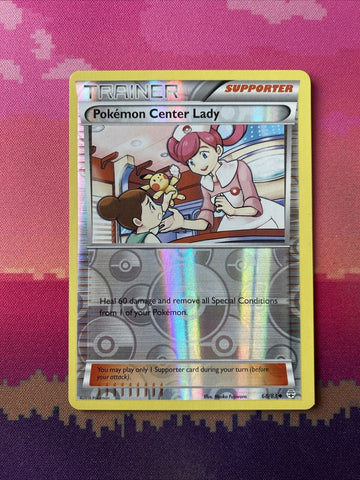 Pokemon Card Pokemon Center Lady Generations Reverse Holo 68/83 Near Mint