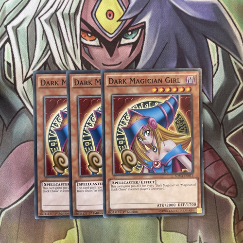 SDMY-EN011 x3 Dark Magician Girl Common Excellent Condition Yugioh