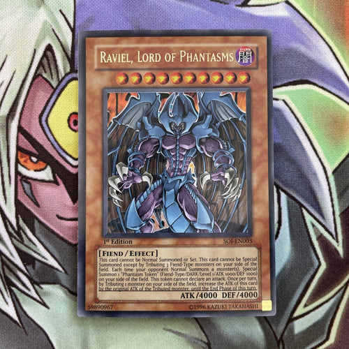 SOI-EN003 Raviel, Lord Of Phantasms Ultra Rare 1st Edition NM Yugioh Card
