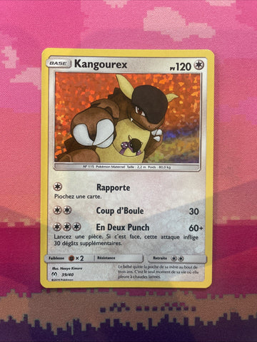 Pokemon Card Kangaskhan McDonald's 2019 Holo French 39/40 Near Mint