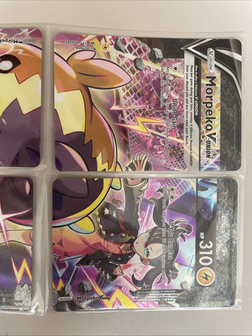 Morpeko V-Union Special Ultra Rare Promo 4 Pokemon Cards SWSH287 - 290 * New * (back)