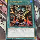 BLLR-EN077 Transmodify Ultra Rare 1st Edition Mint YuGiOh Card GERMAN