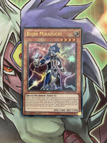 MP14-EN144 Bujin Mikazuchi Ultra Rare 1st Edition NM Yugioh Card