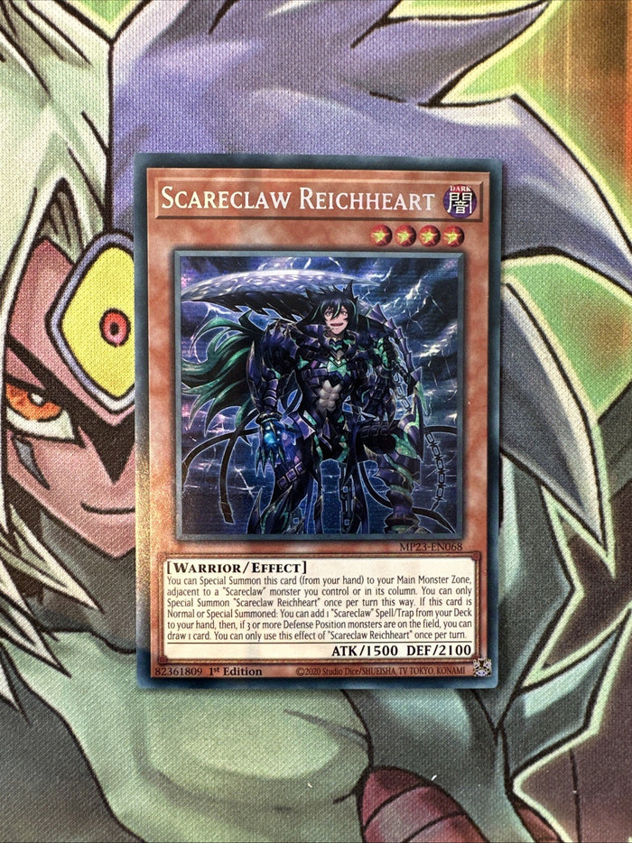 MP23-EN068 Scareclaw Reichheart Secret Rare 1st Edition NM Yugioh Card