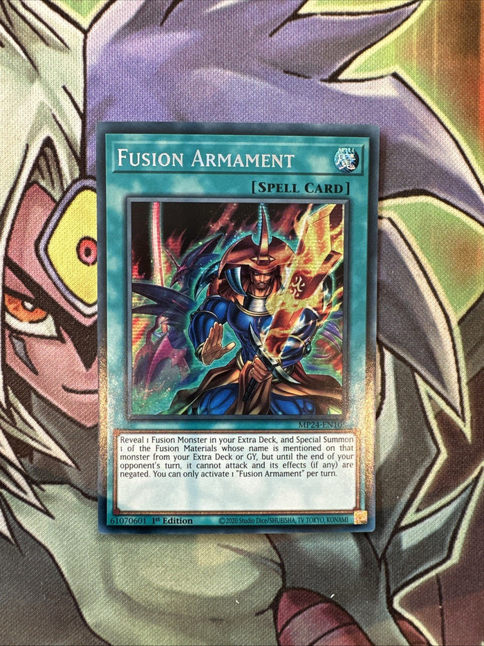 MP24-EN105 Fusion Arnament Secret Rare 1st Edition NM Yugioh Card