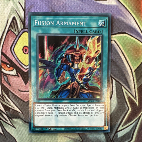 MP24-EN105 Fusion Arnament Secret Rare 1st Edition NM Yugioh Card