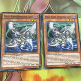BOSH-EN021 3x Wizard buster destruction sword common (EX) Playset Yugioh