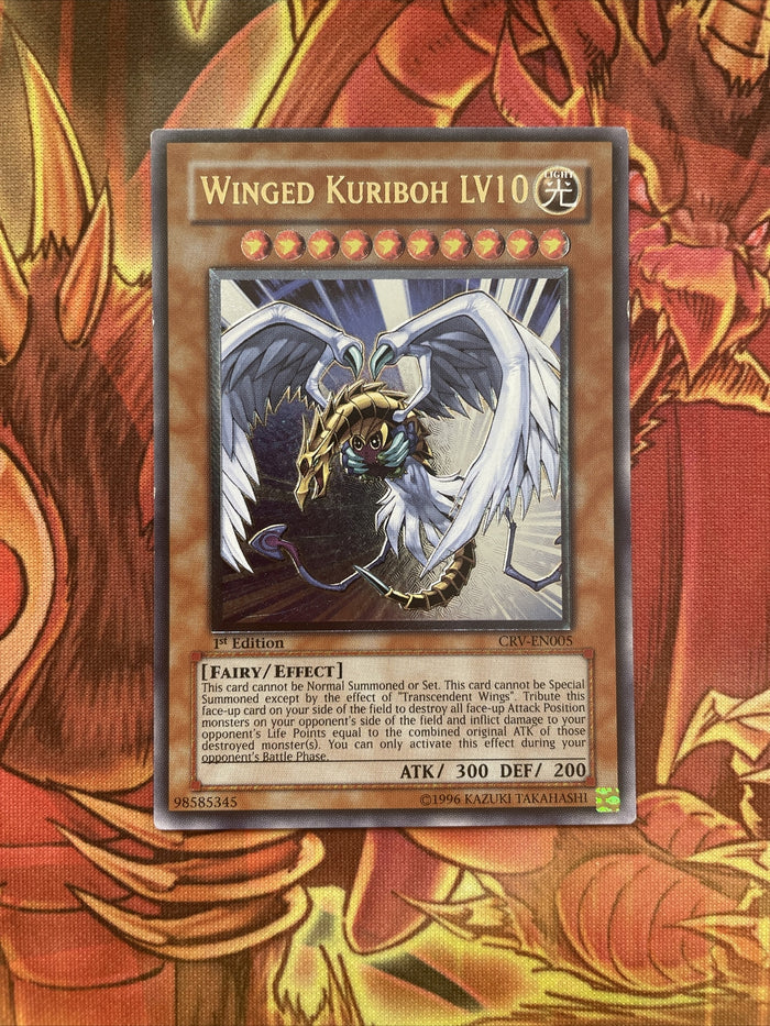 CRV-EN005 Winged Kuriboh LV10 1st Edition Ultimate Rare Yugioh Card EU – Twin Traders