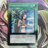 NKRT-EN042 Forbidden Lance Platinum Rare 1st Edition NM Yugioh Card