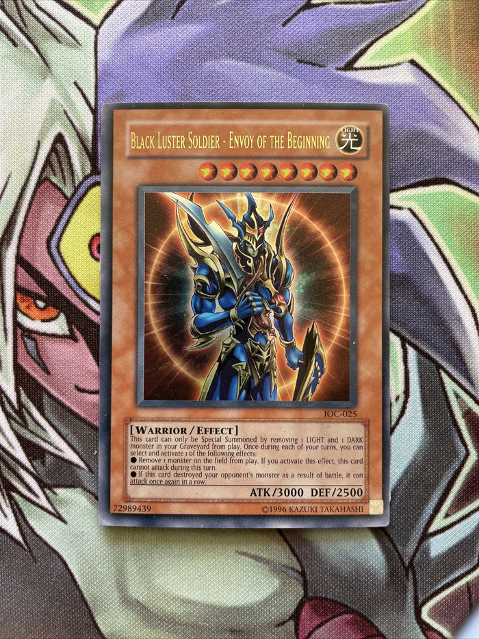 IOC-025 Black Luster Soldier - Envoy Of The Beginning Ultra Rare UNL Ed Yugioh