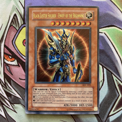 IOC-025 Black Luster Soldier - Envoy Of The Beginning Ultra Rare UNL Ed Yugioh