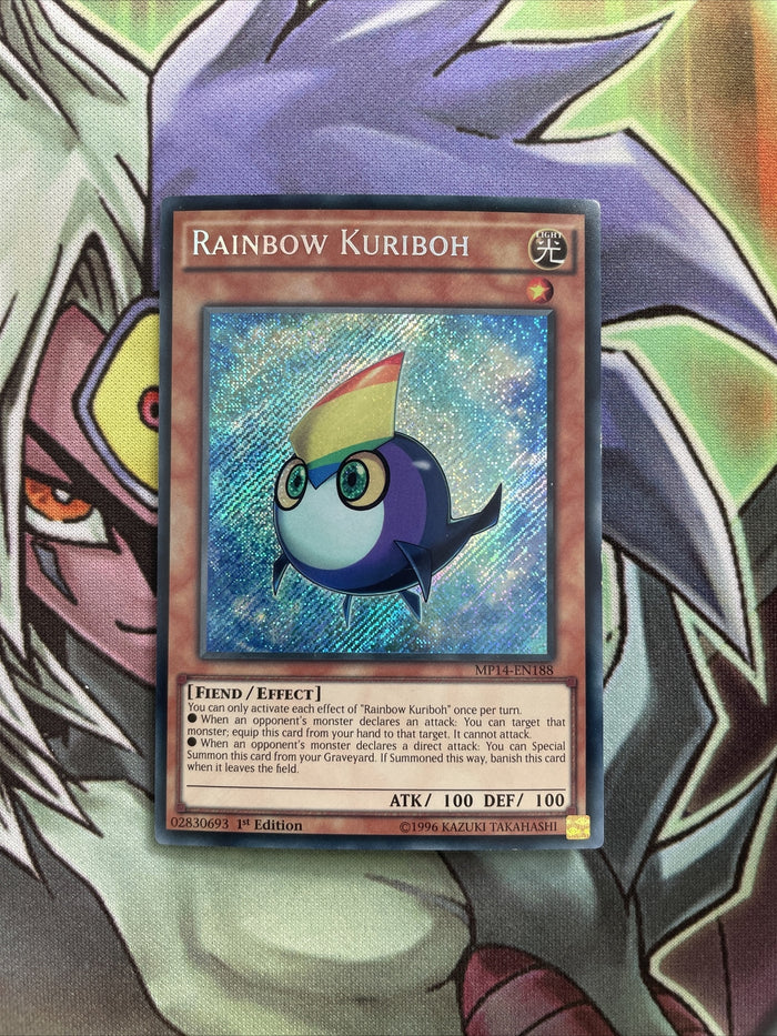 MP14-EN188 Rainbow Kuriboh Secret Rare 1st Edition NM Yugioh Card