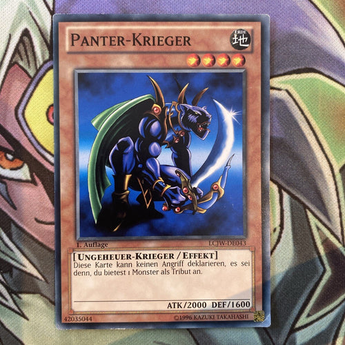 LCJW-EN043 Panther Warrior Common GERMAN 1st Edition NM Yugioh Card