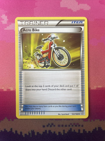 Pokemon Card Acro Bike Primal Clash Uncommon 122/160 NM