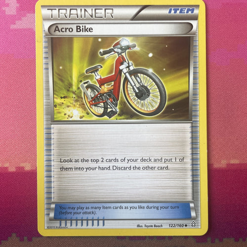 Pokemon Card Acro Bike Primal Clash Uncommon 122/160 NM
