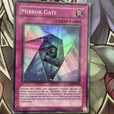 TAEV-EN063 Mirror Gate Super Rare UNL Edition NM Yugioh Card