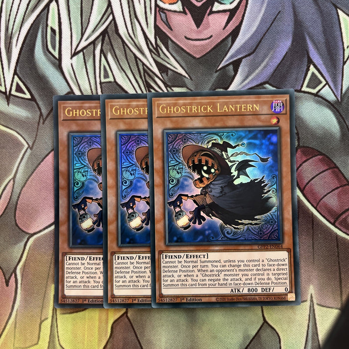 GFP2-EN064 x3 Ghostrick Lantern Ultra Rare Excellent Condition Yugioh