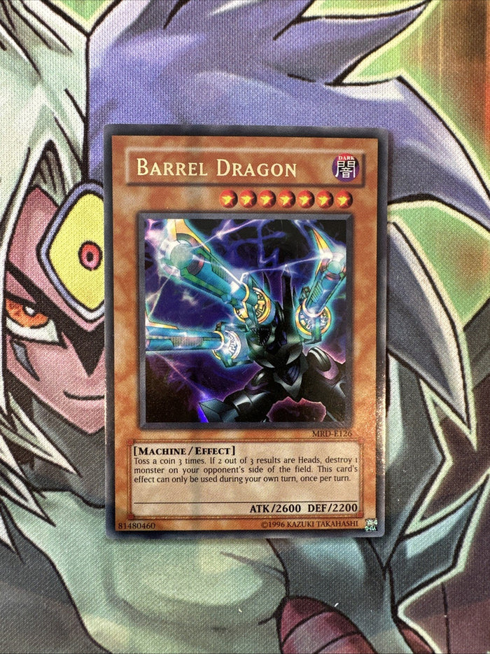 MRD-E126 Barrel Dragon Ultra Rare Unlimited Edition NM Yugioh Card