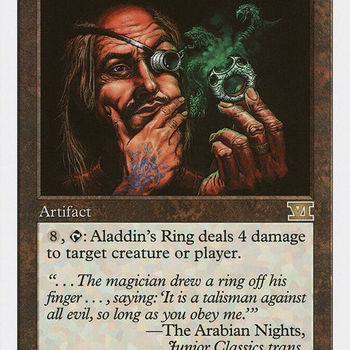 Aladdin's Ring - Sixth Edition Rare Excellent Magic MTG