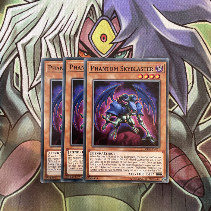OP06-EN021 Phantom Skyblaster Common x3 Excellent Condition Yugioh