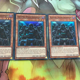 BOSH-EN083 Yugioh 3x Super Rare Kozmo Soartroopers 1st Edition (NM)